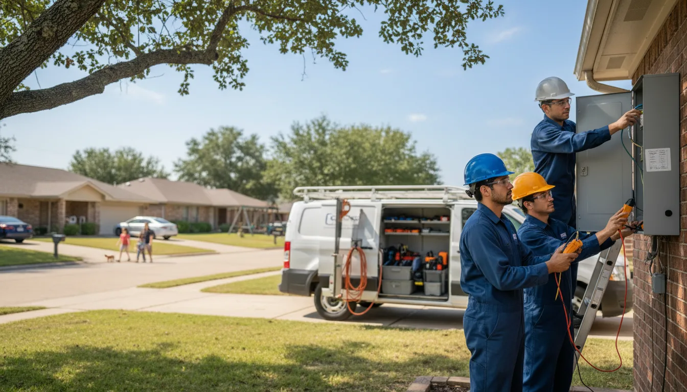 Certified electrician providing emergency electrical services in Cerrillos, NM